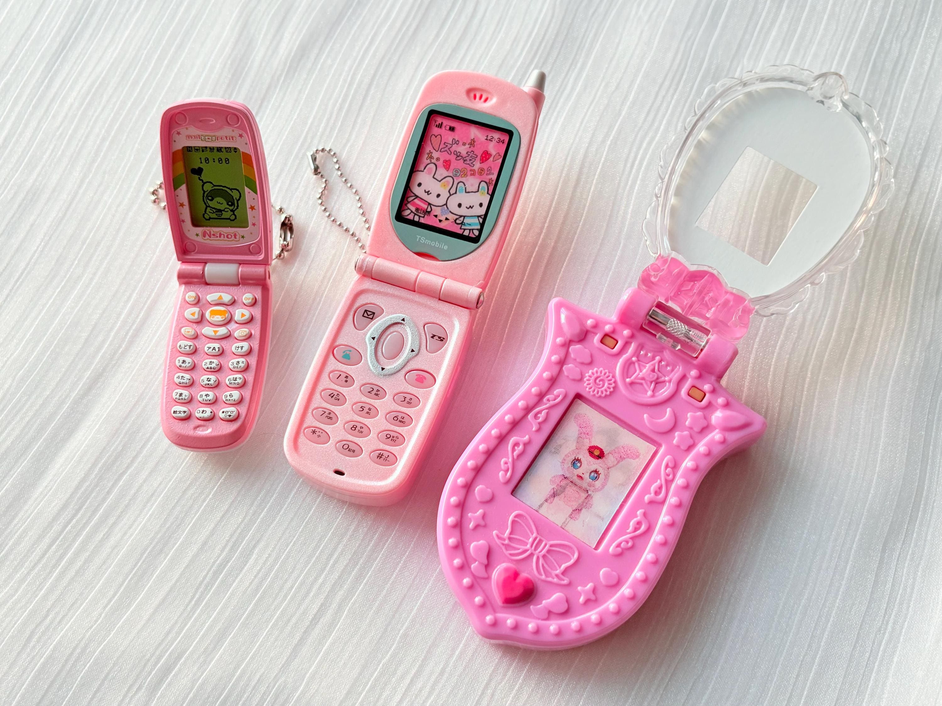 Pink Flip Phone Toy - Etsy