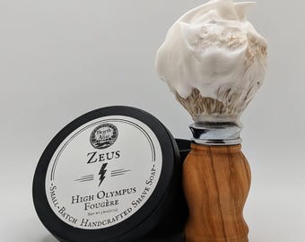 Small Batch Tallow Shave Soap – Ultra Slick, Dense Lather – Traditional Wet Shaving