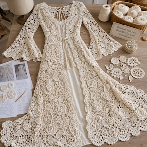 Boho Lace Overlay Dress