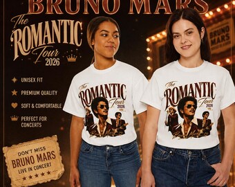 The Romantic Tour Tee | Vintage Soul Singer Graphic T-Shirt