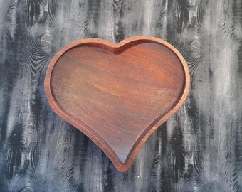 Heart Shaped Bowl, Reclaimed Wood
