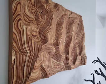 Pen-y-Fan Horseshoe Wooden Relief Map