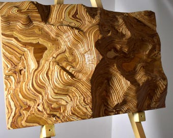 Yr Wyddfa (Snowdon) Wooden Relief Map