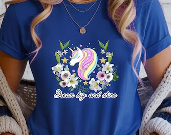Pastel Unicorn Floral Wreath Clipart – Boho Fairy Tale Nursery Art (PNG)