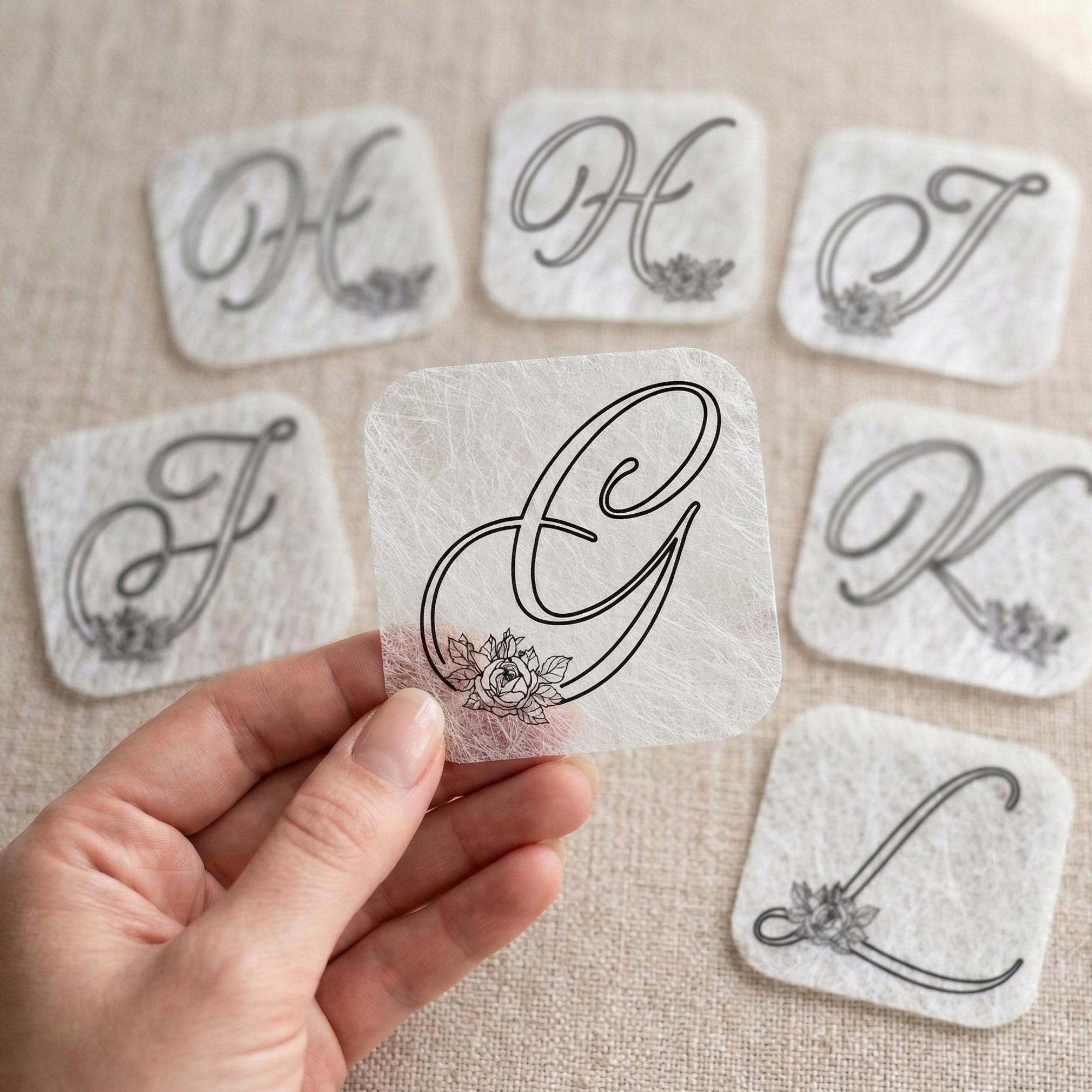 Stick and Stitch Floral Alphabet Letter Embroidery Pattern, PDF Floral ...