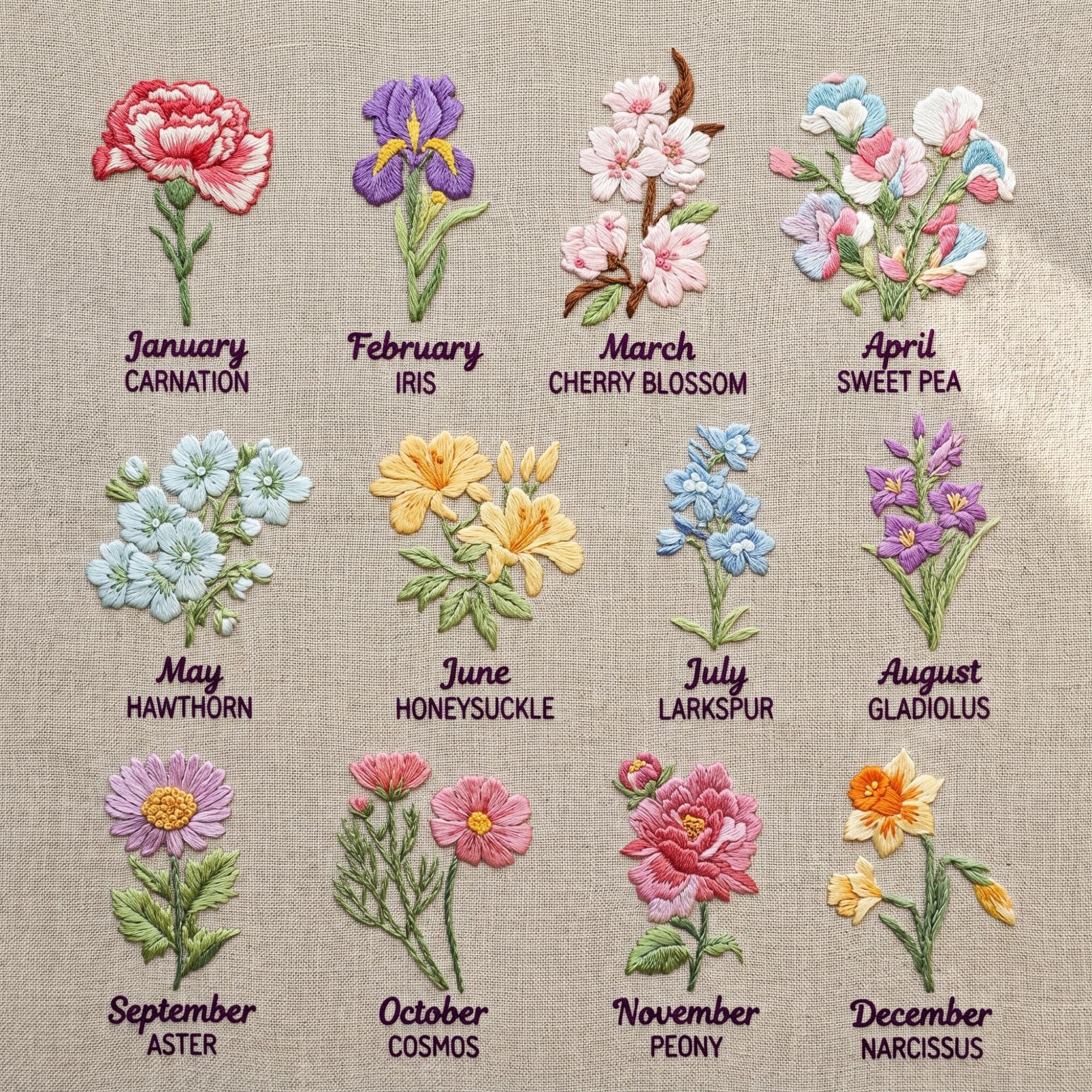 Stick and Stitch Embroidery Patterns, Wildflower Floral Transfer Paper ...