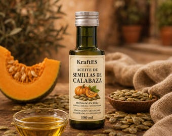 Premium Pumpkin Seed Oil 100ml, Pressed Fresh, Gourmet Food Oil for Salads Pumpkin  Cold Pressed Food Oil for Salads, Bread & Cooking