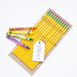 Custom Engraved Pencils for Back to School, Ticonderoga Pencils, Teacher Appreciation, Custom Made Pastel Pencils, School Supplies