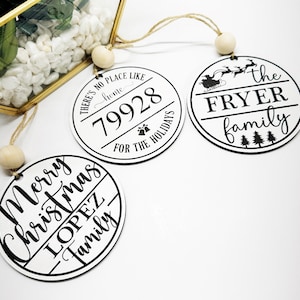 Custom Christmas Family Ornament, Christmas Decor, Christmas Ornament, Custom Family Ornament, Personalized Family Christmas Gifts