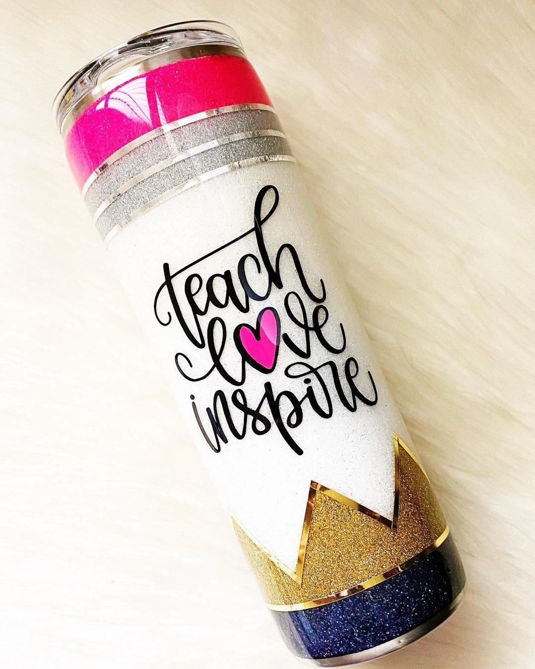 Personalized Teacher Tumbler Gift for Teacher Appreciation, Custom Name