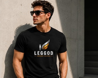 Running Culture T-Shirt, LEGGOD Runner Tee, Motivational Gym Shirt, Minimalist Fitness Apparel, Athletic Streetwear, Marathon Training Gift