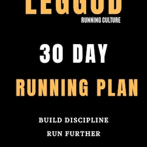 30 Day Running Plan PDF, Beginner 5K Training Program (Digital Download)