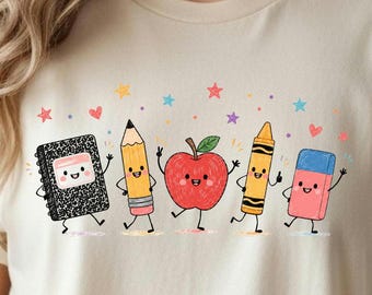 Cute Teacher Shirt, Back To School Sweatshirt, Classroom Shirt, Teacher Gift, Elementary Teacher Tee, Retro Teacher Tee