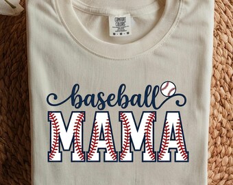 Baseball Mama Shirt, Comfort Colors Game Day Tee, Ballpark Mom Gift, Mothers Day Gift