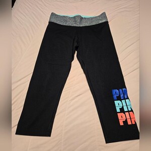 Legging Yoga Victoria's Secret Pink Creighton Jays - Taille XS Gris - Neuf Avec étiquettes