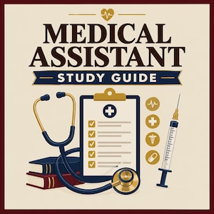 Guia de Estudos para Assistente Médico em PDF, Preparação para o Exame CMA, 231 Páginas + 243 Questões Práticas