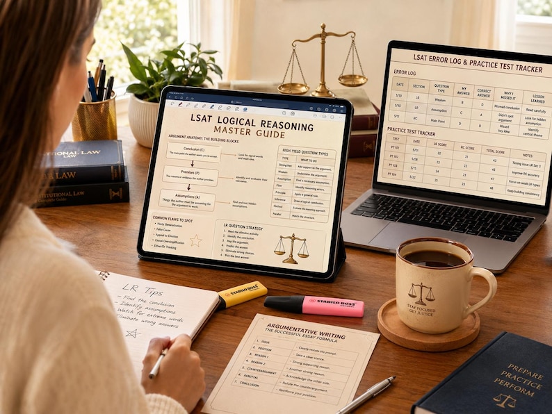 LSAT Study System Ultimate Bundle 2026-2027 | LR, RC Guides, Trackers ...