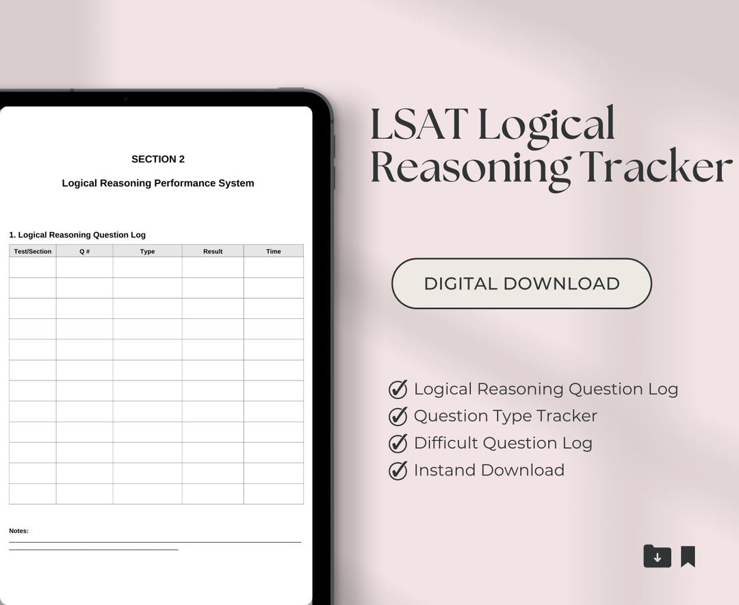 LSAT Logical Reasoning Tracker | LR Question Log, Error Analysis ...