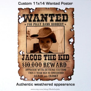 Custom Wanted Poster (11x14)