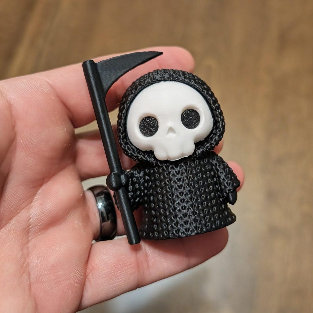 Reaper Mini 3D Printed Mini Grim Reaper – Gothic Desk Toy - Etsy