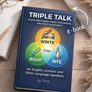 トリプルトーク：同音異義語の巧みな使い方、流暢な会話、よくある文法の間違いの修正でプロのように英語を話そう（デジタルPDF版）