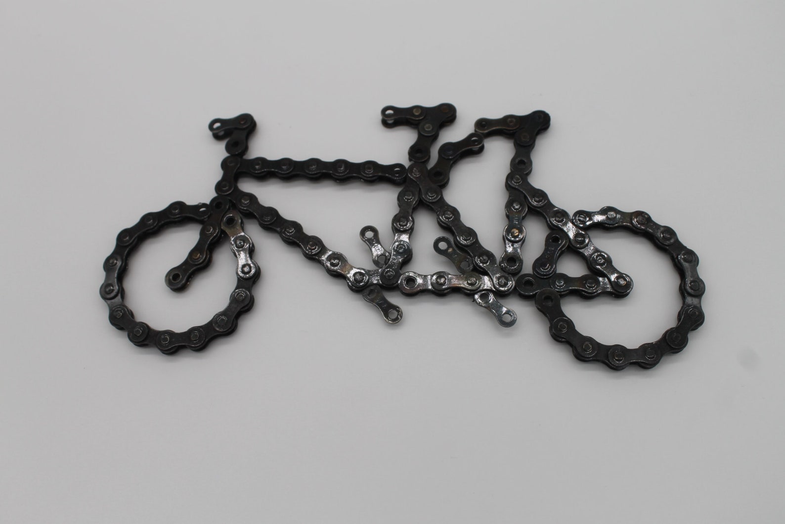 Tandem Bicycle Made From Recycled Chain Etsy