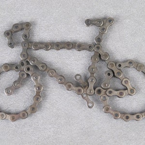 Bicycle made from recycled bike chain.you know you want one. image 1