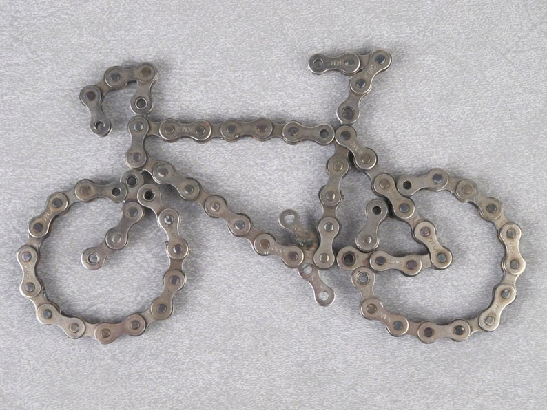 Bicycle made from recycled bike chain.you know you want one. image 1