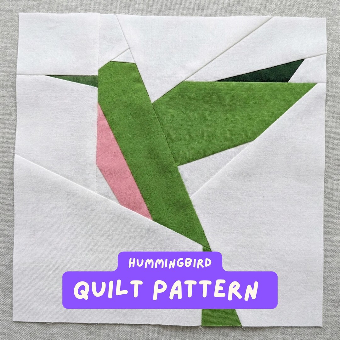Bird Quilt Patterns Foundation Paper Piecing Pattern PDF Modern Sewing ...