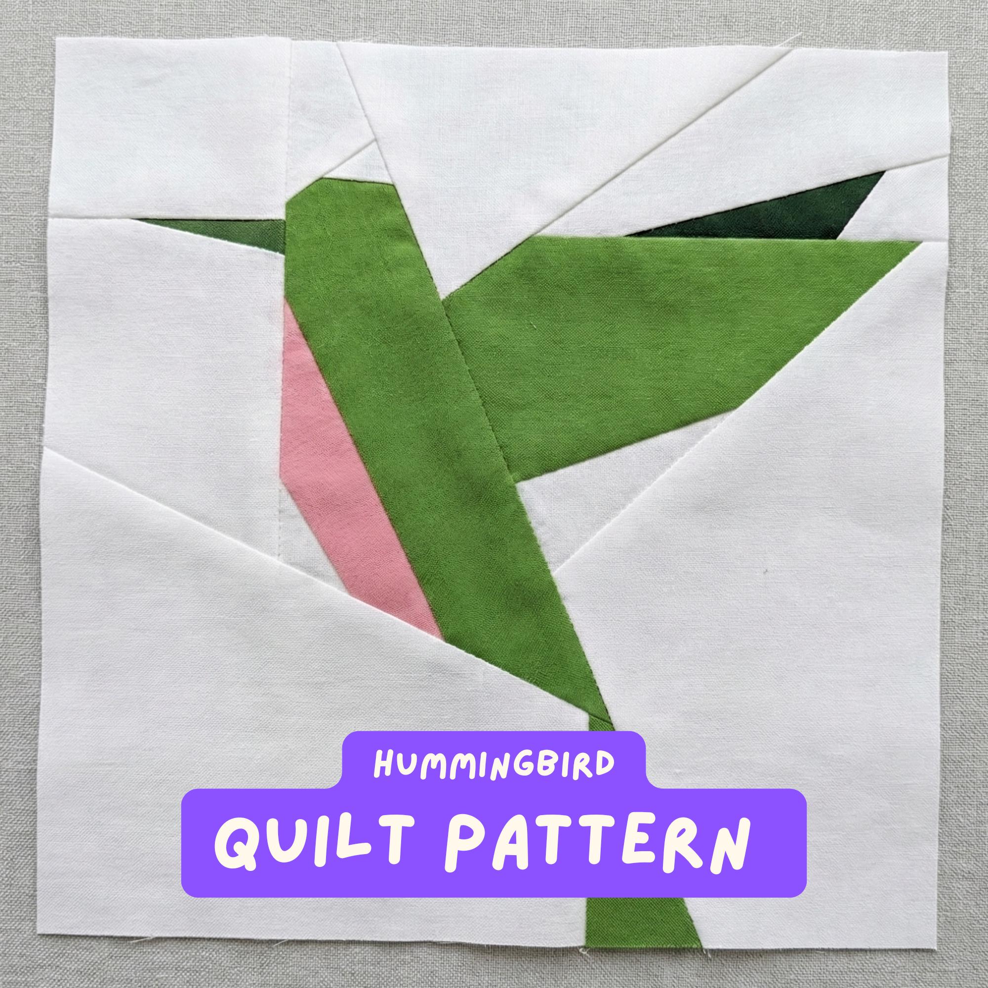 Bird Quilt Patterns Foundation Paper Piecing Pattern PDF Modern Sewing ...