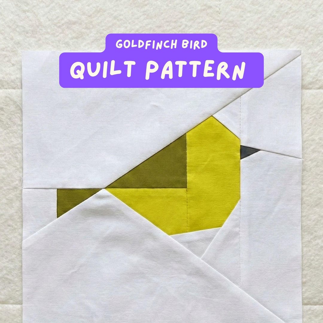 Bird Quilt Pattern Foundation Paper Piecing FPP Sewing Pattern Modern ...