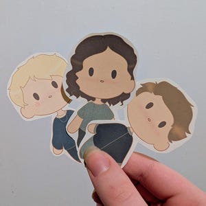 Stickertrio waterparken | handgemaakte kleine set