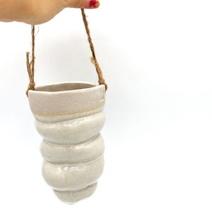 Blumentopf / Wandtopf / Wandtopf / Wandtopf / Wandtopf / Wandtopf weiß, Keramiktopf / Keramiktopf / Wandtopf / Keramiktopf made in USA