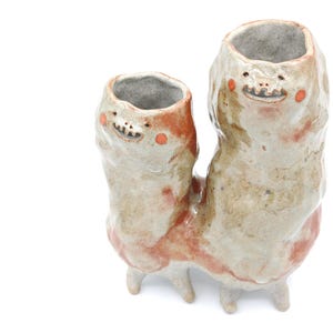 Maceta fantasma de cerámica Twinsies hecha a mano: Studio Ghibli Decor