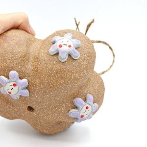 Handgemaakte keramische hangende plantenbak: in de VS gemaakte cakeontwerppot