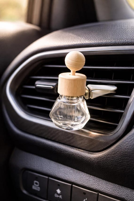Auto-Lufterfrischer mit Clip | Wiederaufladbarer Auto-Lufterfrischer | Natürlicher Auto-Lufterfrischer | Geschenkidee fürs Auto