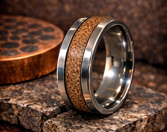 De Garand Legacy-ring — Garand-geweervoorraadset uit WO II, M1 in titanium