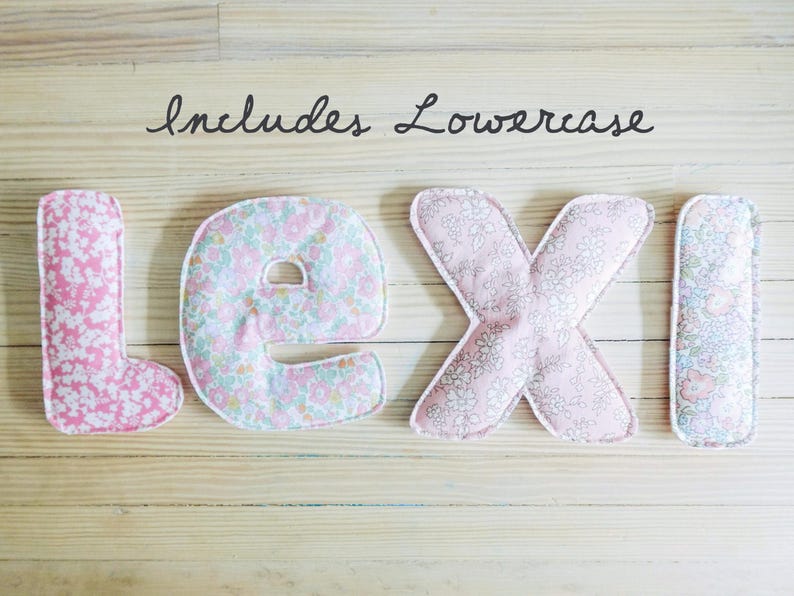 Puffy Fabric Letters Sewing Pattern Complete Bundle | 6 Sizes + Bubble ...