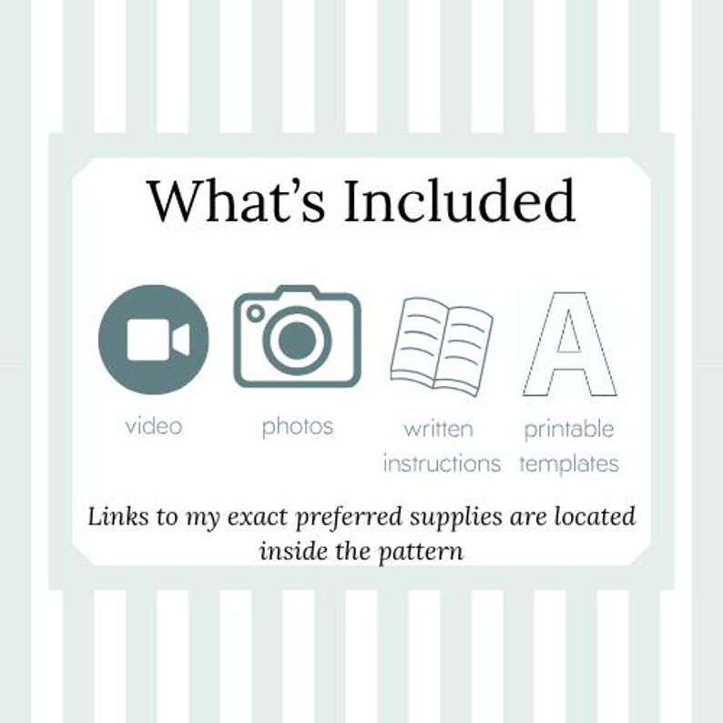 How To Make Puffy Fabric Letters - Instant download tutorial and templates with projects image 2
