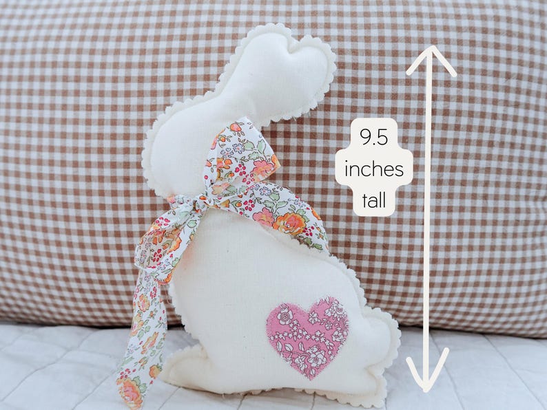 Cottage Bunny Sewing Pattern β Stuffed Rabbit Plush Decor (beginner PDF ...