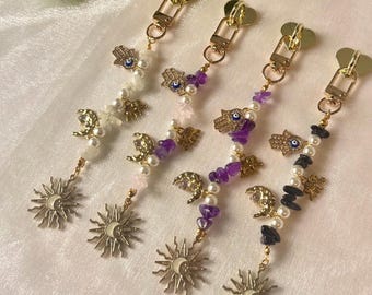 Charm celestial para Kindle, accesorio para lector electrónico con gema de sol y luna, regalo para amantes de la lectura