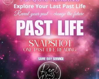 Past Life Psychic Reading / Reincarnation / Who Was I / Karmic Lesson / Akashic Record / Spiritual Growth / Detailed PDF