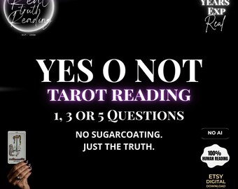 3 to 5 Yes/No Questions Tarot / Direct Psychic Answers & Strategy / Same Day Clarity / Brutally Honest Reading
