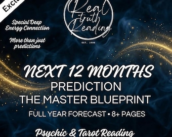 Psychic Reading Next 12 Months Prediction / Future Prediction / Accurate Tarot Reading Future / Love Path | 8+ Page Detailed