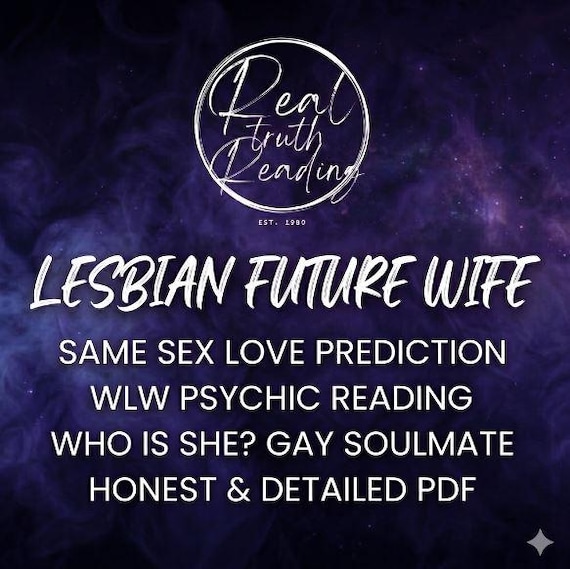 Lesbian Future Wife / Same Sex Love Prediction / WLW Psychic Reading / Who Is She? / Gay Soulmate / Honest & Detailed PDF