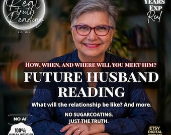 Future Husband Reading/ In-Depth Psychic Reading / Spouse Reading / Prediction, Characteristics Timing / Your Future Husband