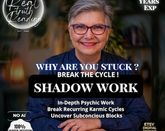 Shadow Work Psychic Reading, Energy Blockage Clearing, Why Am I Stuck Tarot Insight, Deep Root Healing, In-Depth PDF