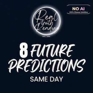 8 Future Predictions / Psychic Reading / Blind Reading / 6 Month Forecast / What Is Coming / Same Day / Love Career Life
