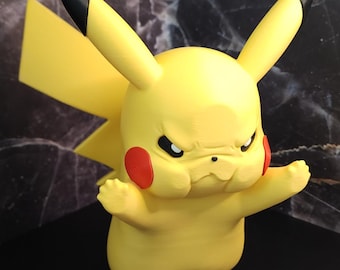 Pocket Monster #025 (P) - 3D Print - by Maple 3D Printing. Stands at 10 inches tall.