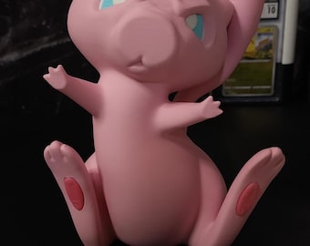 Pocket Monster #151 (Mw) - 3D Print - by Maple3D. Stands at 8 inches tall.